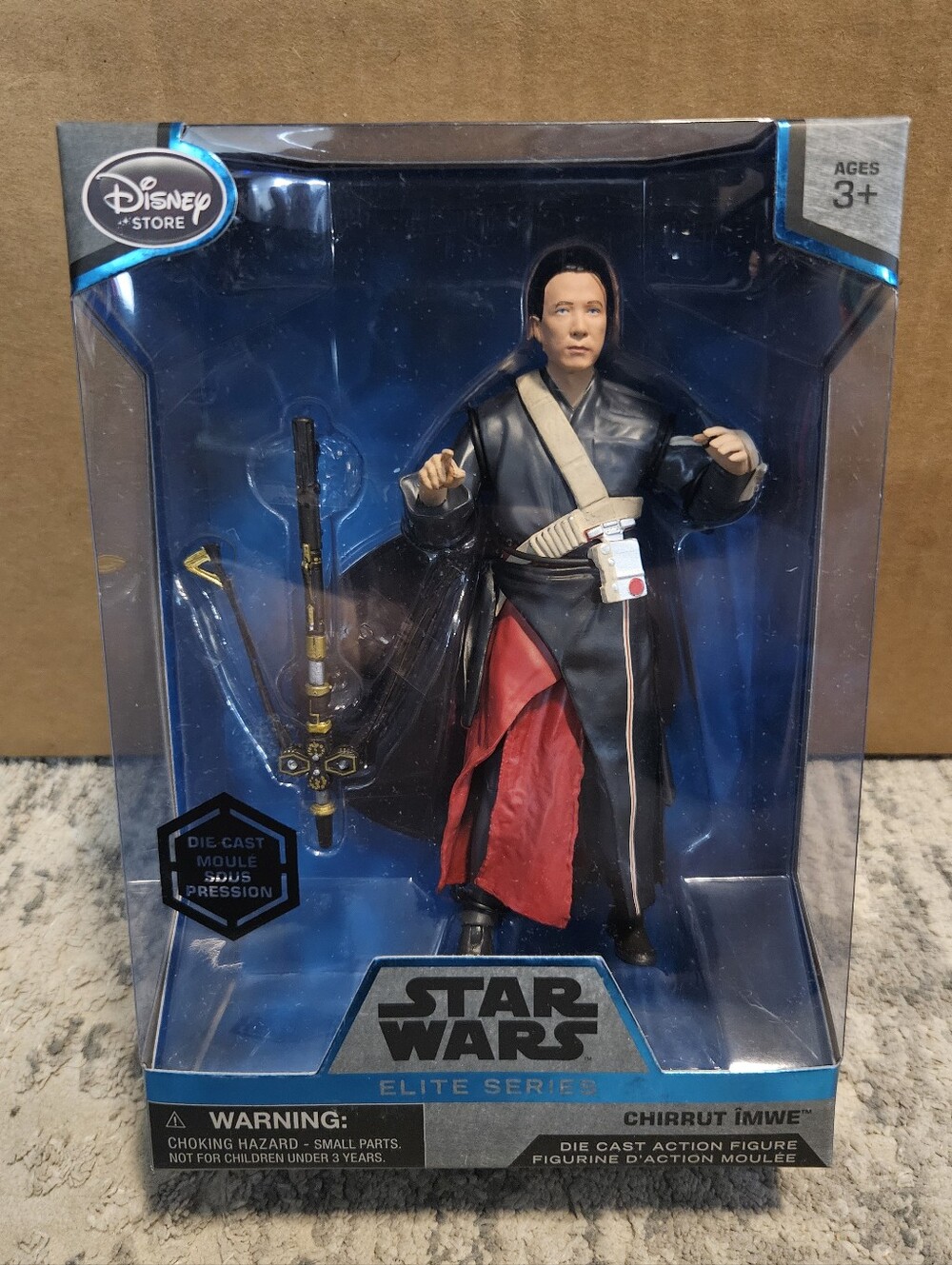 Disney Store Star Wars Elite Series Chirrut Îmwe  6 Inch Action Figure